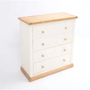 Trevi 4 Drawer Chest of Drawers Wood Knob