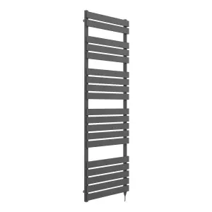 VURTU9 Designer Vertical Electric Radiator, 1800(H) x 600(W), Anthracite, 613687