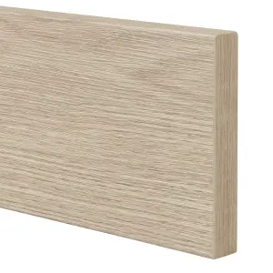 GoodHome Alpinia Matt light oak effect Oak effect shaker Standard Appliance Filler panel (H)115mm (W)597mm