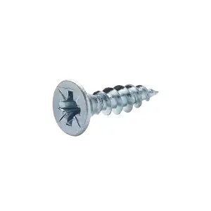 Diall Double-countersunk Zinc-plated Carbon steel Screw (Dia)4mm (L)16mm, Pack of 20