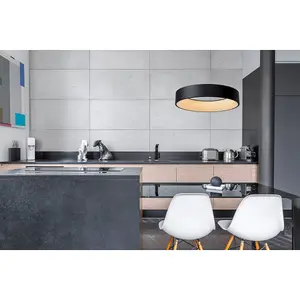 Lucide Talowe Led Modern Pendant Light 60cm - LED Dim. - 1x39W 3000K - Black