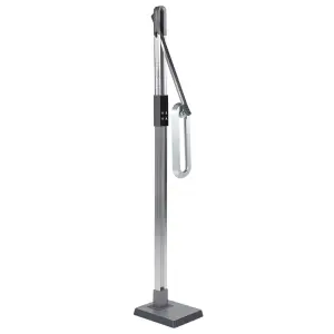 LED Floor Lamp Silver AQUARIUS