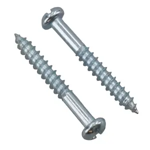 PH2 Dome Headed Phillips Wood Screws 4mm x 30mm Fastener Fixings 60pc