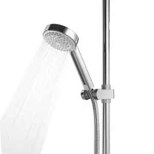 Aqualisa Visage Smart Concealed valve Gravity-pumped Digital Shower with overflow bath filler & Adjustable head