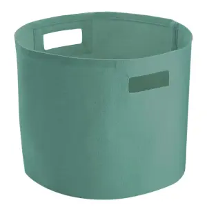 Westford Mill Canvas Storage Basket Sage Green (L)