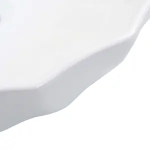 vidaXL Wash Basin 46x17 cm Ceramic White