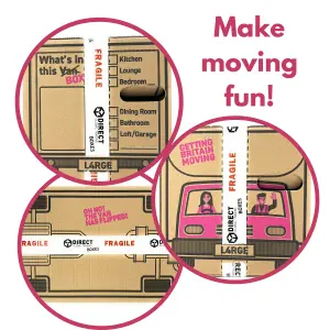 20 Strong Extra Large Cardboard Storage Packing Moving House Boxes 66 Metres Fragile Tape 52cm x 52cm x 40cm