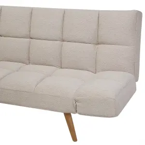 Beliani Retro Sofa Bed INGARO Beige