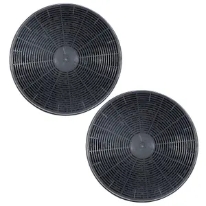 SPARES2GO Carbon Filter compatible with Howdens Cooker Hood (2 x Filters)