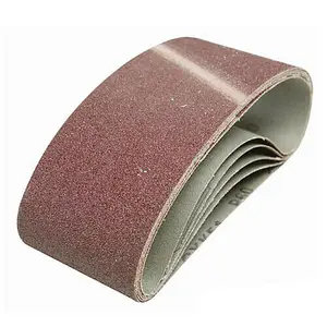 QTY 5 75mm x 457mm 80 Grit Sanding Belts For Belt Sanders