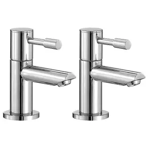 Nes Home Remy Basin & Bath Filler Mixer Taps Chrome