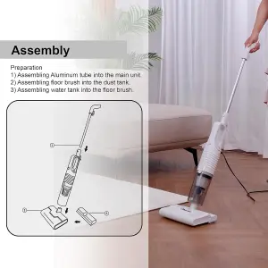 Belaco Dual Vacuum cleaner - Mop - Wet & Dry 700w