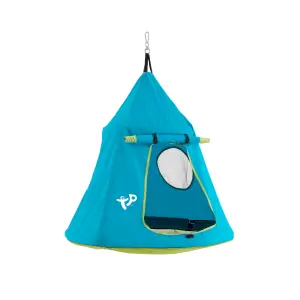 UFO Swing Seat Blue Fabric Den