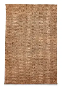 Natural Handmade Modern Striped Rug Easy to clean Living Room and Bedroom-150cm X 230cm