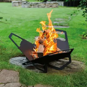 Primrose Outdoor Fire Pit Chic Steel 71cm