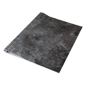 d-c-fix Avellino Beton Slate Grey Self Adhesive Vinyl Wrap Film for Kitchen Worktops and Furniture 1m(L) 45cm(W)