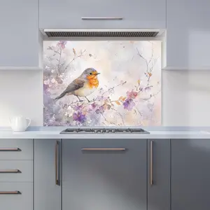 Ava Sterling: 00027 Premium Glass Kitchen Splashback W900mm x H650mm