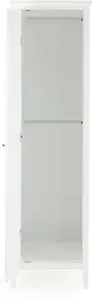 Dunelm Lynton Single Wardrobe, Farmhouse, White