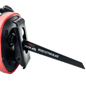 Lumberjack Reciprocating Recip Saw Corded 1200W Motor Variable Speed Soft Grip Handle For Cutting Wood Metal Plastic 2800rpm