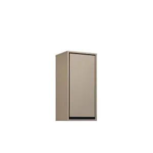 Irvine 03 Compact Bathroom Cabinet W350mm H720mm D300mm - Congo & Black with Flexible Door Placement