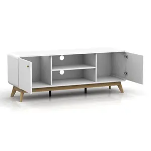 Justine TV Stand for TVs up to 60" White