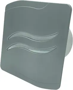 AirTech-UK Bathroom Extractor Fan 100 mm / 4" S-Line Decorative Front Panel with Standard Fan