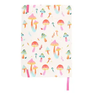 Something Different Funky Fungi A5 Notebook White/Pink/Orange (One Size)