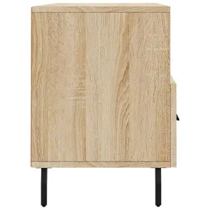 Berkfield TV Cabinet Sonoma Oak 102x36x50 cm Engineered Wood