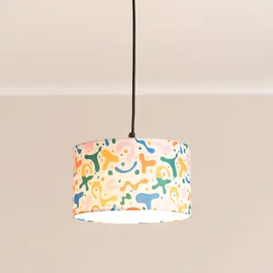 ValueLights Kids Bright Abstract Easy Fit Ceiling Light Shade - Bulb Included