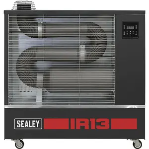 13 kW Industrial Infrared Diesel Heater with 50L Fuel Tank and Overheat Protection Features