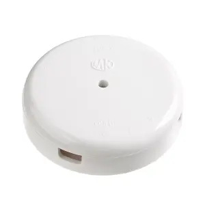 MK White 10A 4 way Junction box