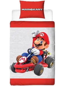 Nintendo Mario Closeup Single Duvet Cover Set