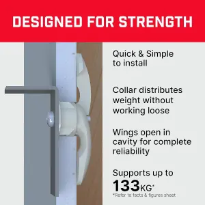 Bullfix Extra Heavy Duty Plasterboard Fixing - Bulk Pack