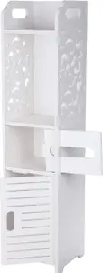 Storage Cabinets 18x20x80cm Narrow Bathroom Floor Cabinet Storage Unit Free Standing Cupboard Bedrooms Drawer Unit