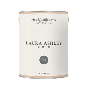 Laura Ashley Dark Slate Matt Emulsion paint, 5L