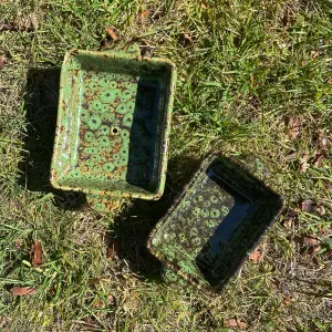 Ceramic Hedgehog Food & Water Dish Set