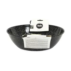 Enamelled Deep Frying Pan With Handles 22cm