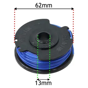 SPARES2GO Line Spool Cap Compatible with Flymo Sabre Trim Mighti-Trim Li Strimmer Trimmer