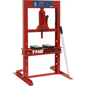 5.4 Tonne Hydraulic Bench Press with Dual Table Plates for Versatile Use