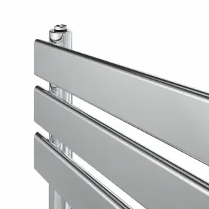 Right Radiators 1600x600 mm Designer Flat Panel Heated Towel Rail Radiator Bathroom Warmer Heating Chrome