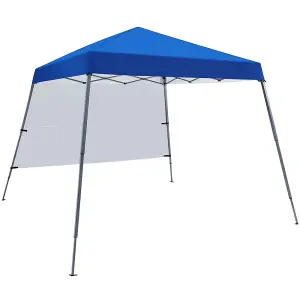 Yaheetech Blue 3x3m Pop-up Gazebo with Side Panel