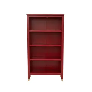 Palazzi Bookcase H127 W69 D25cm - Red