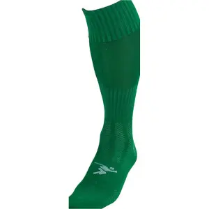 JUNIOR SIZE 3-6 Pro Football Socks - EMERALD GREEN - Ventilated Toe Protection