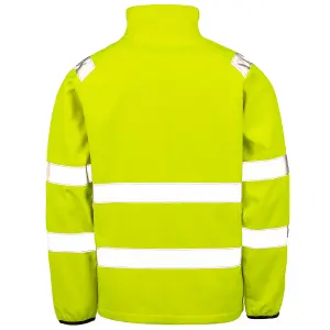 Result Genuine Recycled Mens Hi-Vis Softshell Printable Jacket