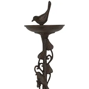 Woodside Cast Iron Ground Stake Bird Feeder