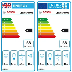 Bosch DEM66AC00B Integrated Cooker hood (W)59.9cm - Stainless steel