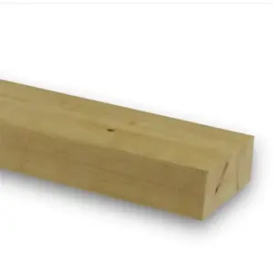 PACK OF 5 (Total 5 Units) - 75mm x 150mm (6" x 3") Sawn Timber Carcassing Wood Softwood Timber - 3.0m Length