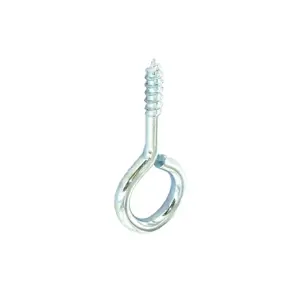 Securit Zinc Plated Screw Eyes (Pack of 10) Silver (One Size)