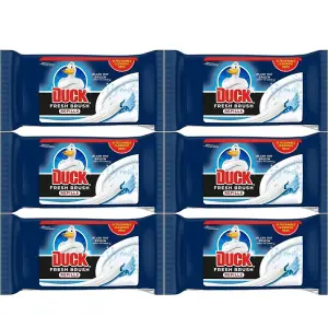 Duck Toilet Cleaning Pads Fresh Brush Refills 12 Pads x 6