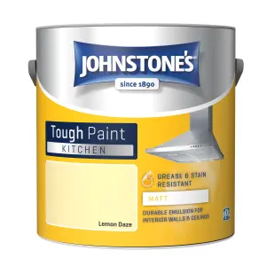 Johnstone's Kitchen Matt Tough Paint Lemon Daze - 2.5L